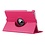 Merkloos iPad Air 360 Graden Draaibare hoesje Stand Case Roze / Pink