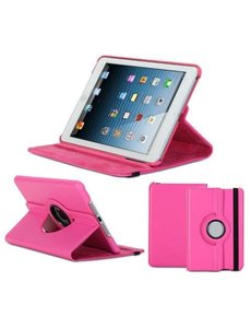 Merkloos iPad Mini / Mini 2 Case 360 Graden Draaibare hoesje Roze / Pink