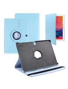 Merkloos Samsung Galaxy Tab Pro 10.1" Tablet hoesje 360 Draaibaar met Baby Blauw