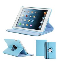 Merkloos Apple iPad Air hoesje 360 Draaibaar met - Baby Blauw