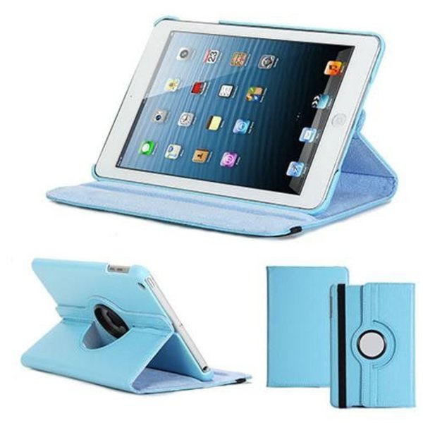Merkloos Apple iPad Air hoesje 360 Draaibaar met - Baby Blauw