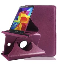 Merkloos Tablet hoesje 360 Draaibaar voor de Samsung Galaxy Tab 4 7.0 inch Paars