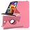 Merkloos Tablet hoesje 360 Draaibaar Case Samsung Galaxy Tab 4 7.0 inch Licht Roze