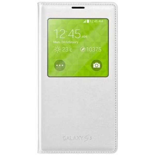 Samsung Samsung S-View Flip Cover Wit voor de Samsung Galaxy S5