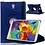 Merkloos Samsung Galaxy Tab S 8.4 inch T700 Tablet hoesje met 360° draaistand Case - Donker Blauw