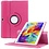 Merkloos Samsung Galaxy Tab S 10.5 inch T800 / T805 Tablet hoesje met 360° Draaibaar Roze Pink