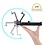 Merkloos Mini Foldable bluetooth Selfie Stick met knop in het handvat voor uw iPhone 6 Plus / 6S Plus / Bluetooth Afstandsbediening