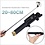 Merkloos Mini Foldable bluetooth Selfie Stick met knop in het handvat voor uw iPhone 6 Plus / 6S Plus / Bluetooth Afstandsbediening