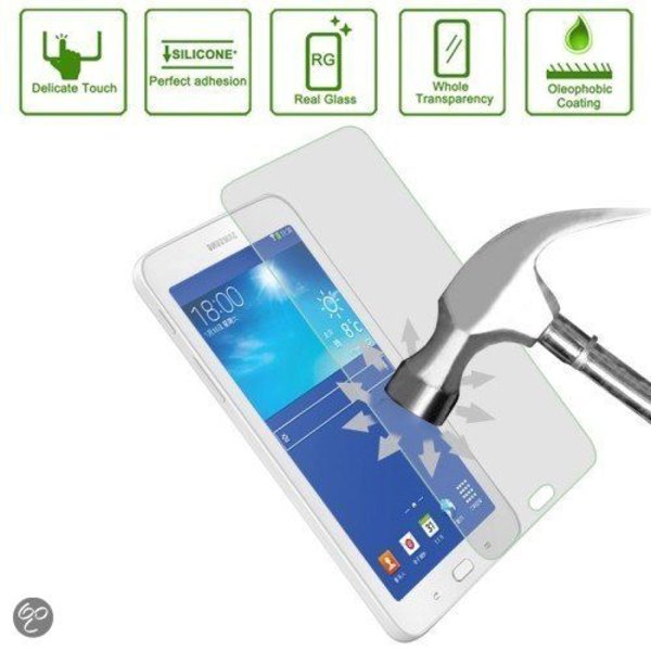 Merkloos Glazen Screenprotector Tempered Glass  (0.3mm) voor Samsung Galaxy Tab 3 7.0 Lite 110 / 111