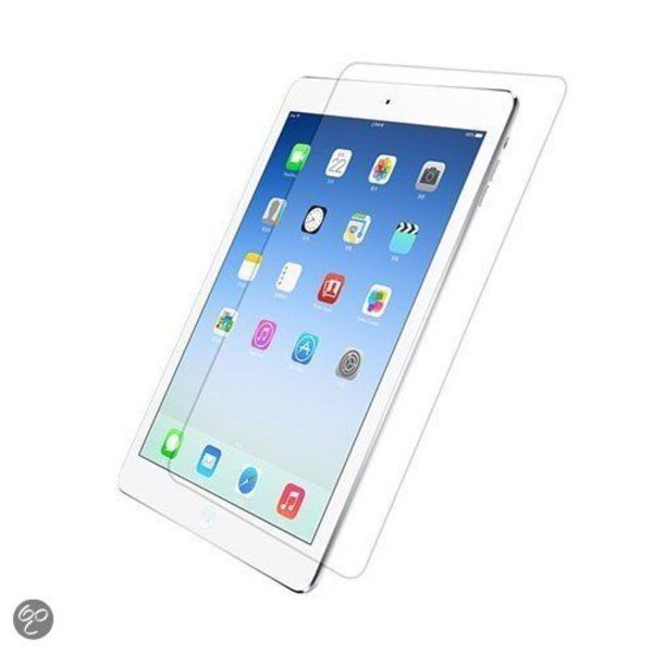 Merkloos Glazen Screenprotector Tempered Glass  (0.3mm) voor iPad Air 2