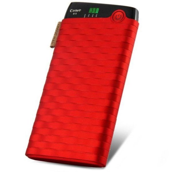 Ntech Cager Powerbank 6000 mAh Power Pack Rood