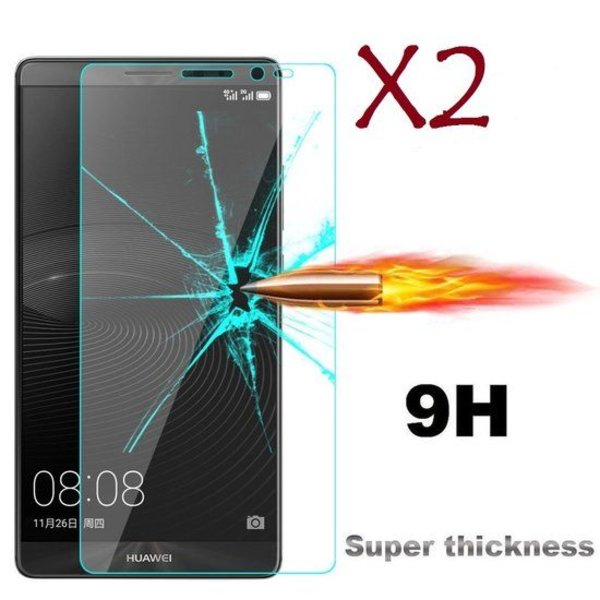 Merkloos 2 Stuks Huawei Mate S glazen Screenprotector Tempered Glass  (0.3mm)