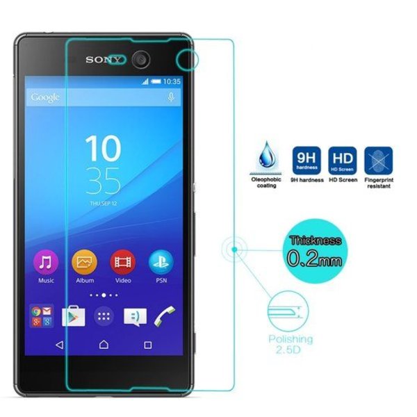 Merkloos Sony Xperia M5 Glazen Screenprotector