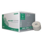 toiletpapier met dop, recycled  Naturel 1-laags 150 mtr (36 rollen per doos)