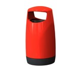 Afvalbak buitenterrein Single-Use 100 liter rood