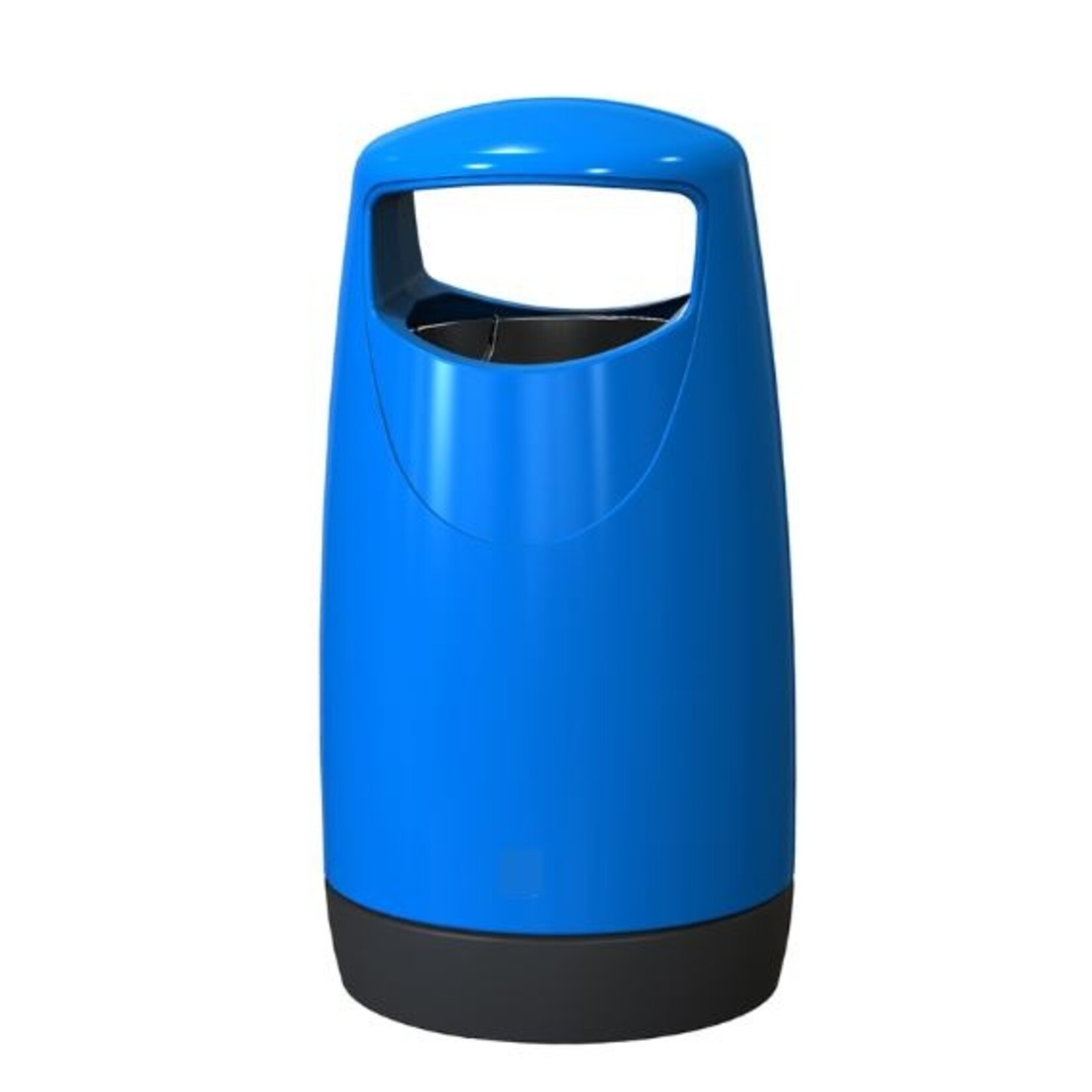 Afvalbak buitenterrein Single-Use 100 liter Blauw