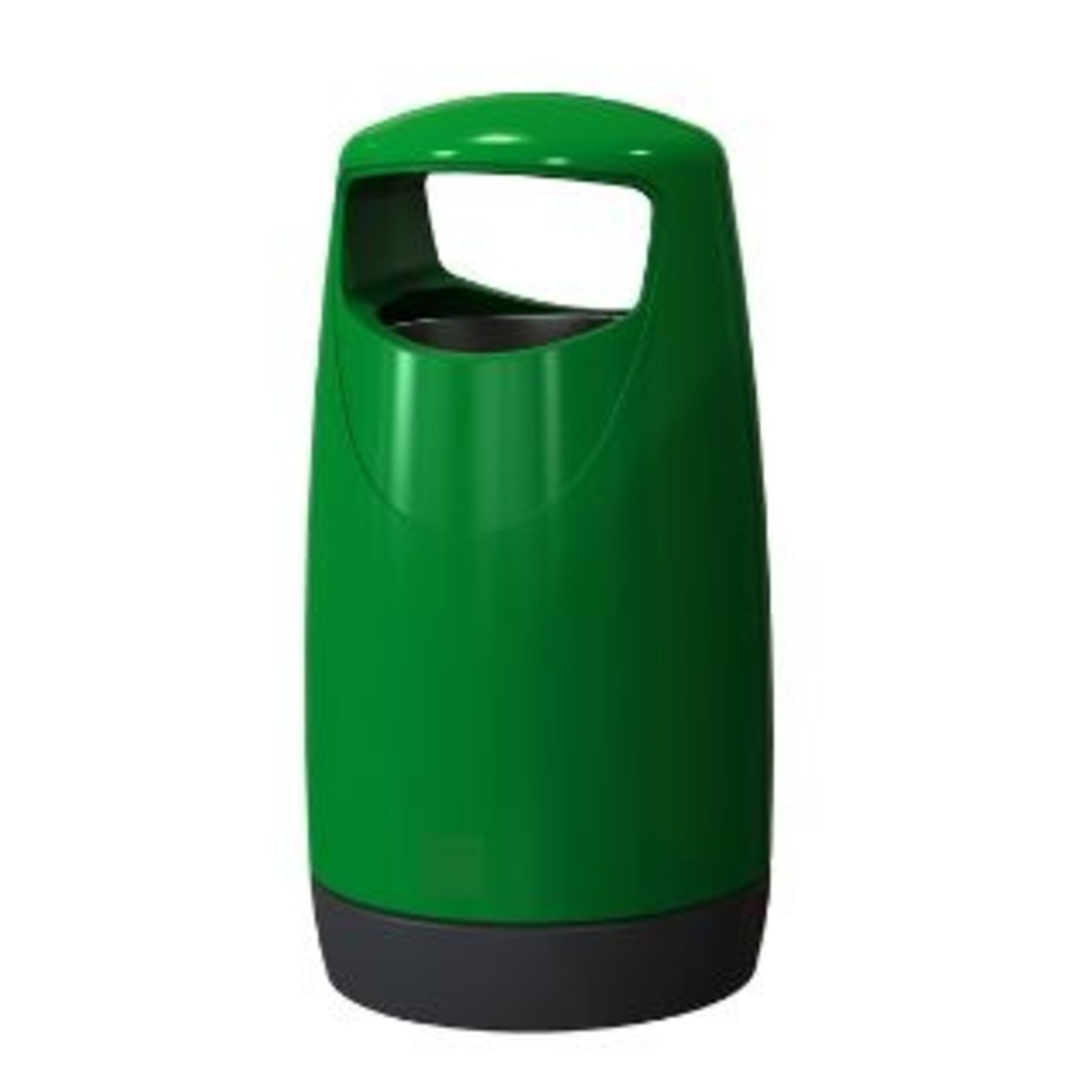 Afvalbak buitenterrein Single-Use 100 liter Groen