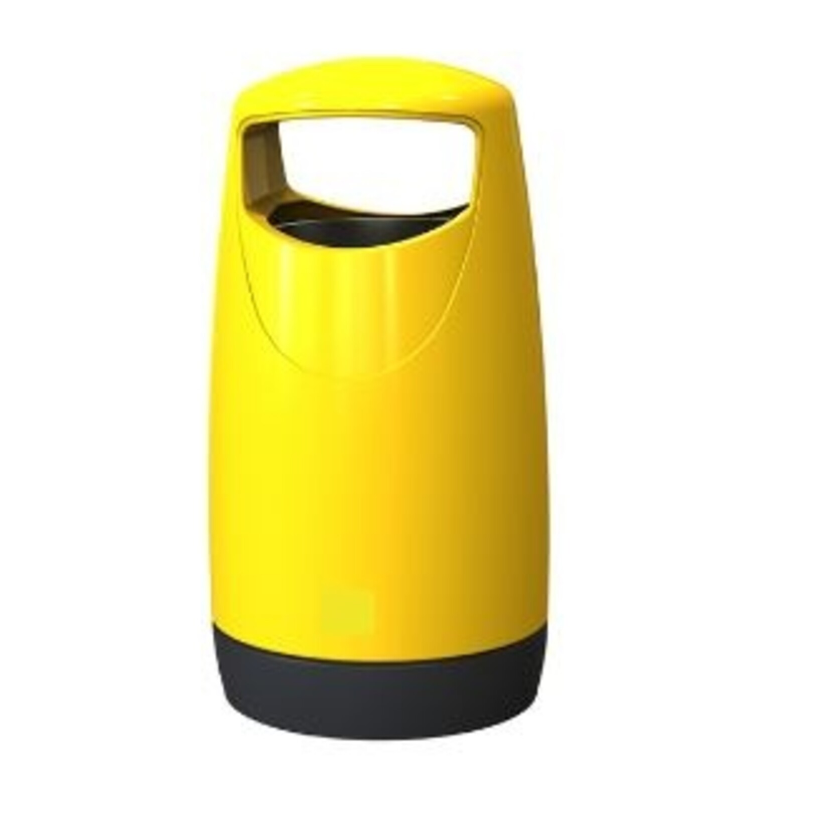 Afvalbak buitenterrein Single-Use 100 liter Geel
