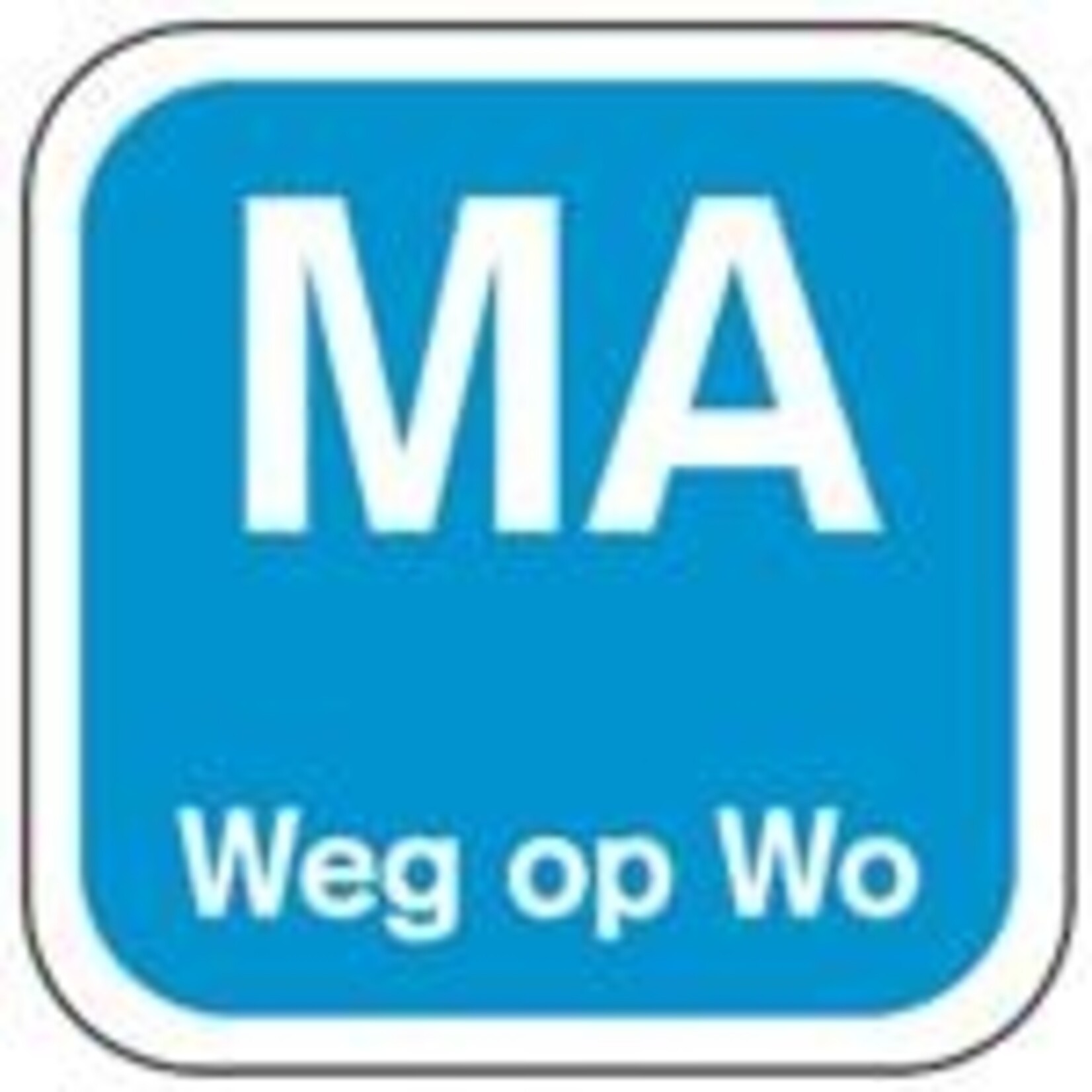 Dagrol 'weg op' 19 x 19 (rol/1000)