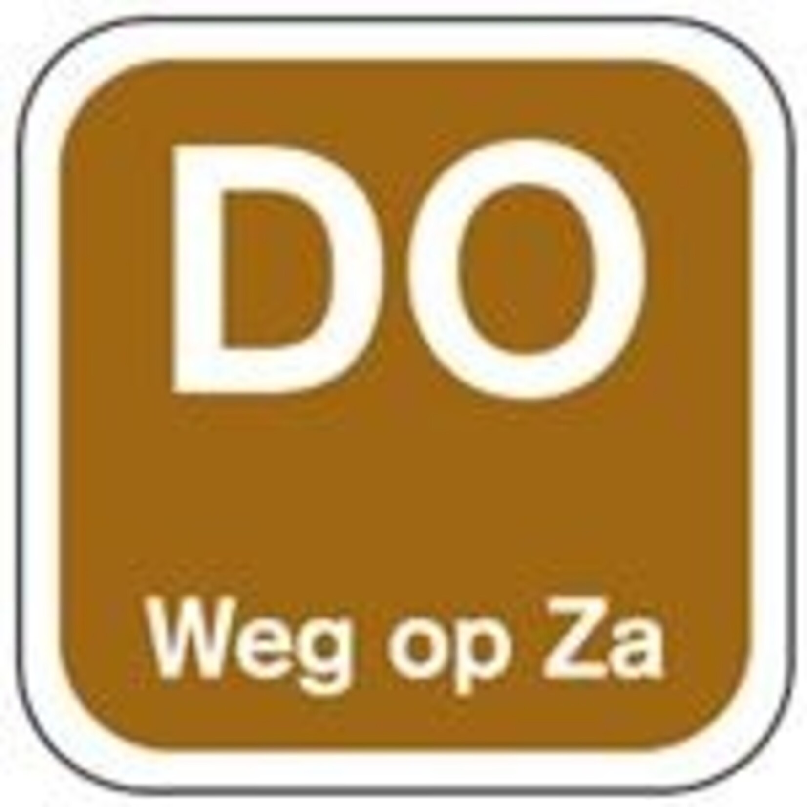 Dagrol 'weg op' 19 x 19 (rol/1000)