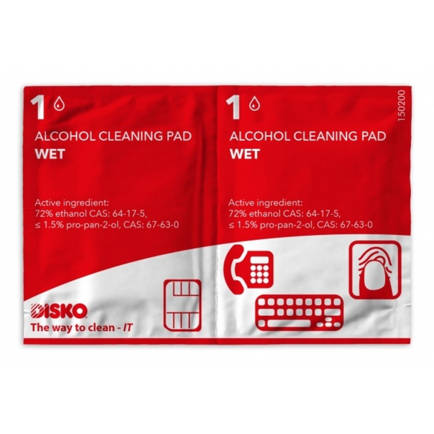 Disko Disko 1502 alcohol reinigingsdoeken (360)