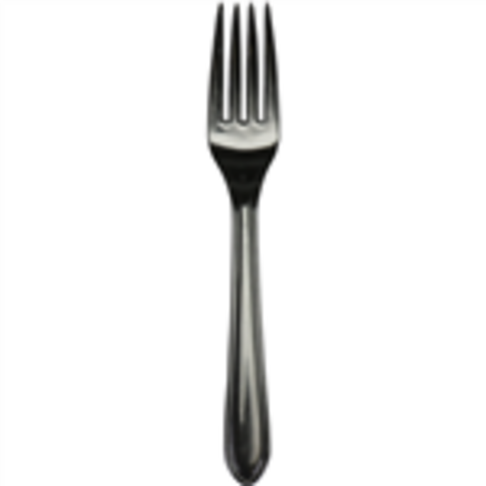 Vork reusable zwart 18 cm (20x50)