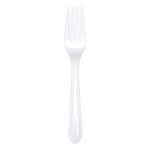 Vork reusable wit 18 cm (20x50)