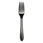 Vork reusable zwart 18 cm (20x50)
