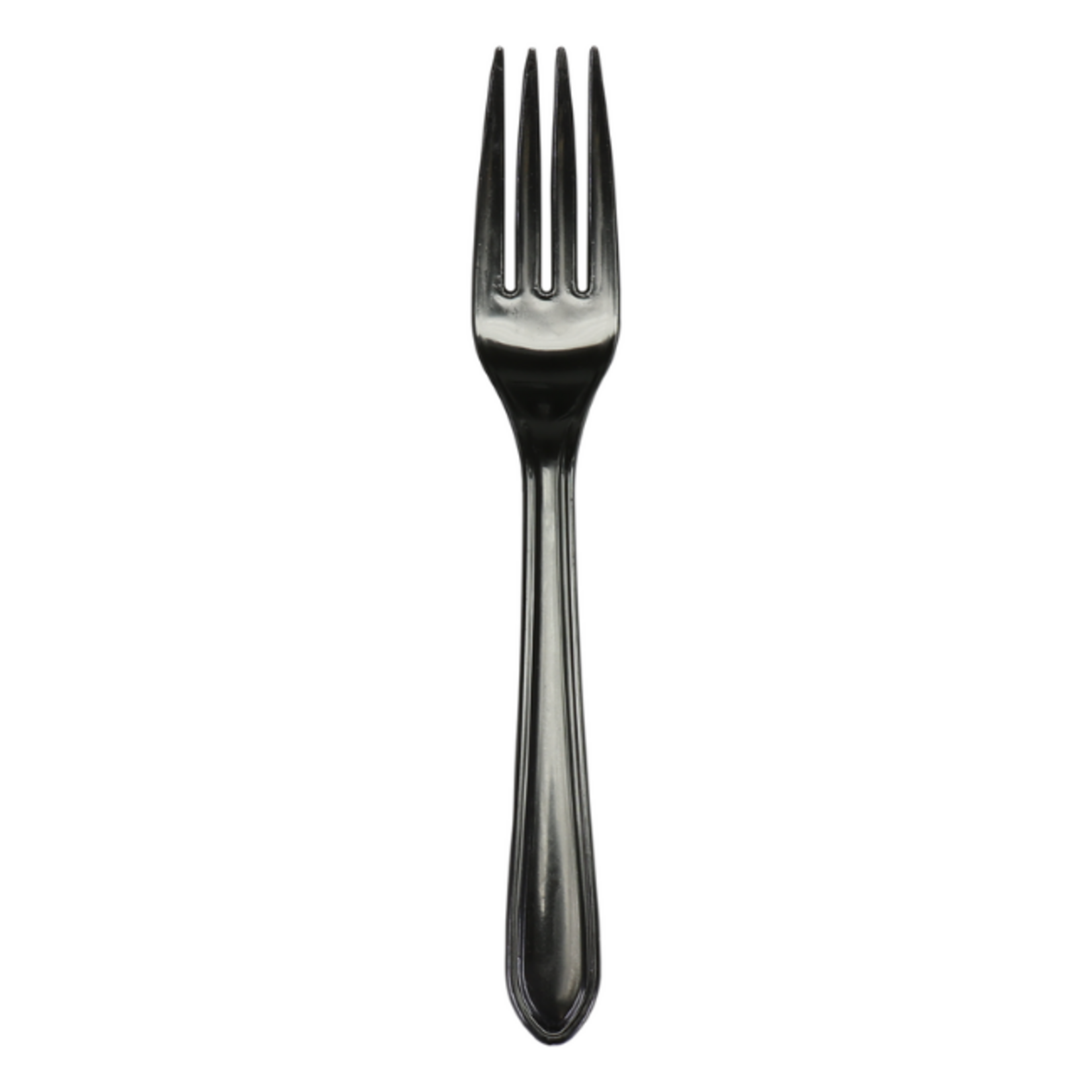 Vork reusable zwart 18 cm (20x50)