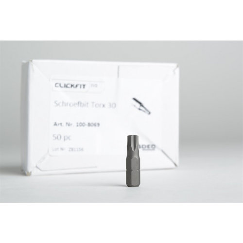 ClickFit ClickFit Evo - Schroefbit Torx 30 ClickFit ClickFit Evo - Schroefbit Torx 30