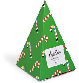 Happy Socks Geschenkdoosje in piramide met kerst kindersokken