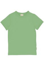 Meyadey Zacht groene basic t-shirt