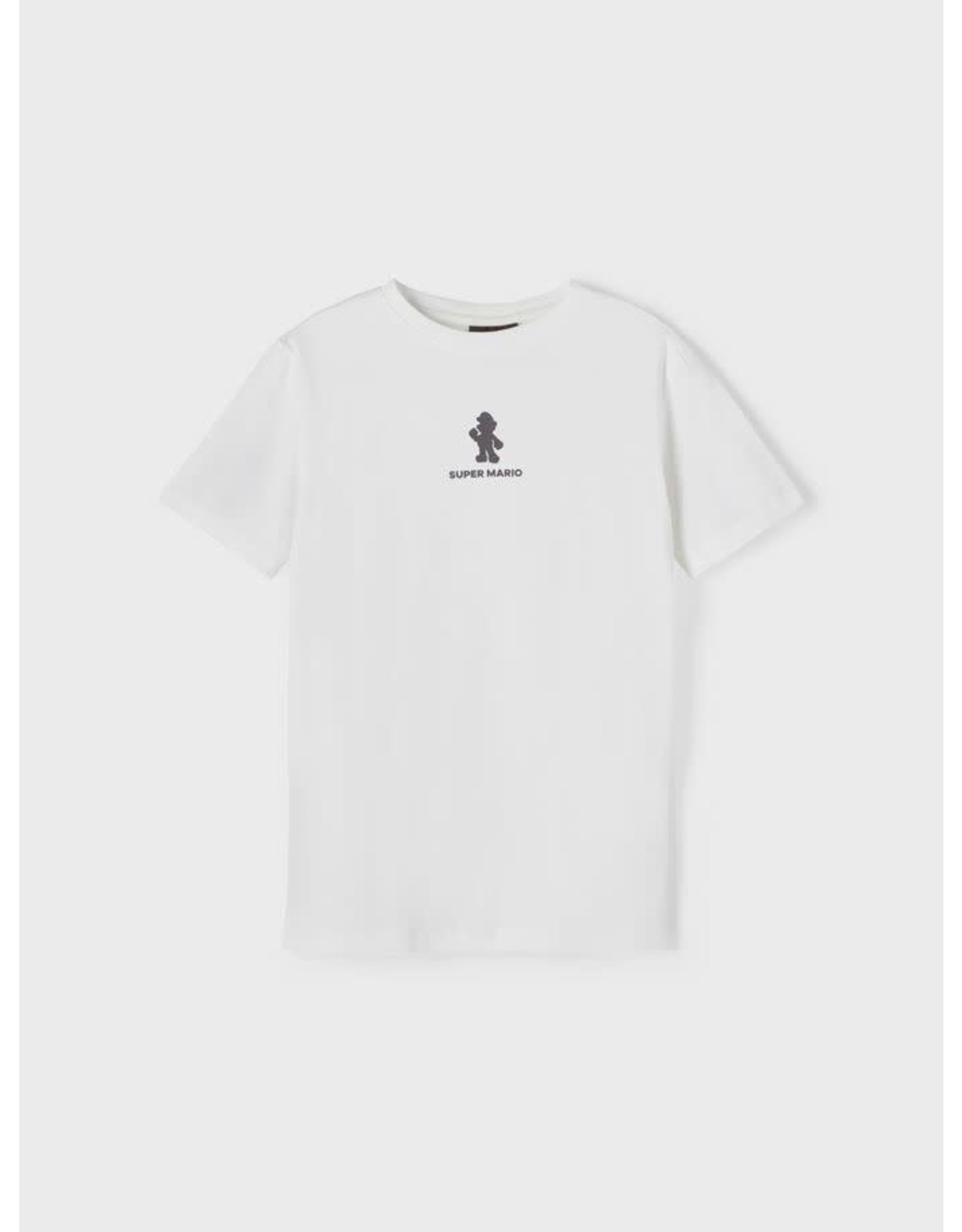 Name It Witte tiener t-shirt met kleine Mario print