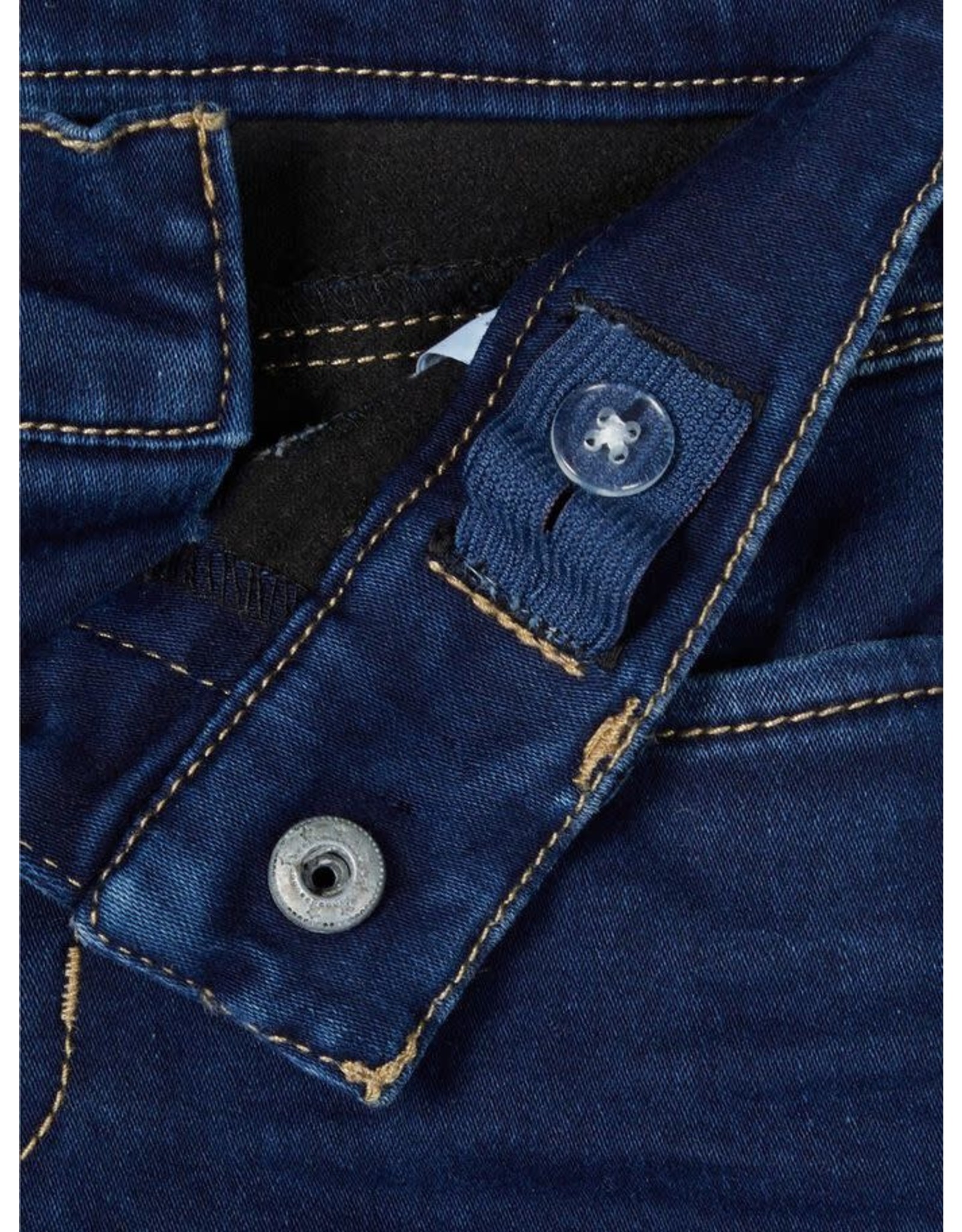 Donkerblauwe gevoerde jeans voor kleine meisjes Name It | hejsan.be -  Hejsan Hoppsan