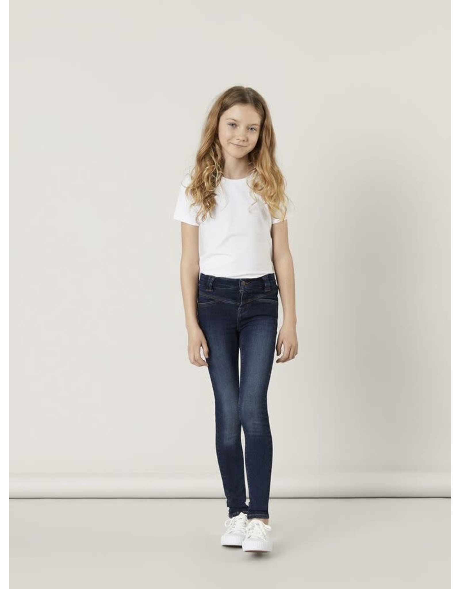 Donkerblauwe skinny jeans voor meisjes van Name It | hejsan.be - Hejsan  Hoppsan