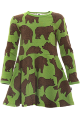 Paapii SINNA Skater dress - Ursa  - forest choco