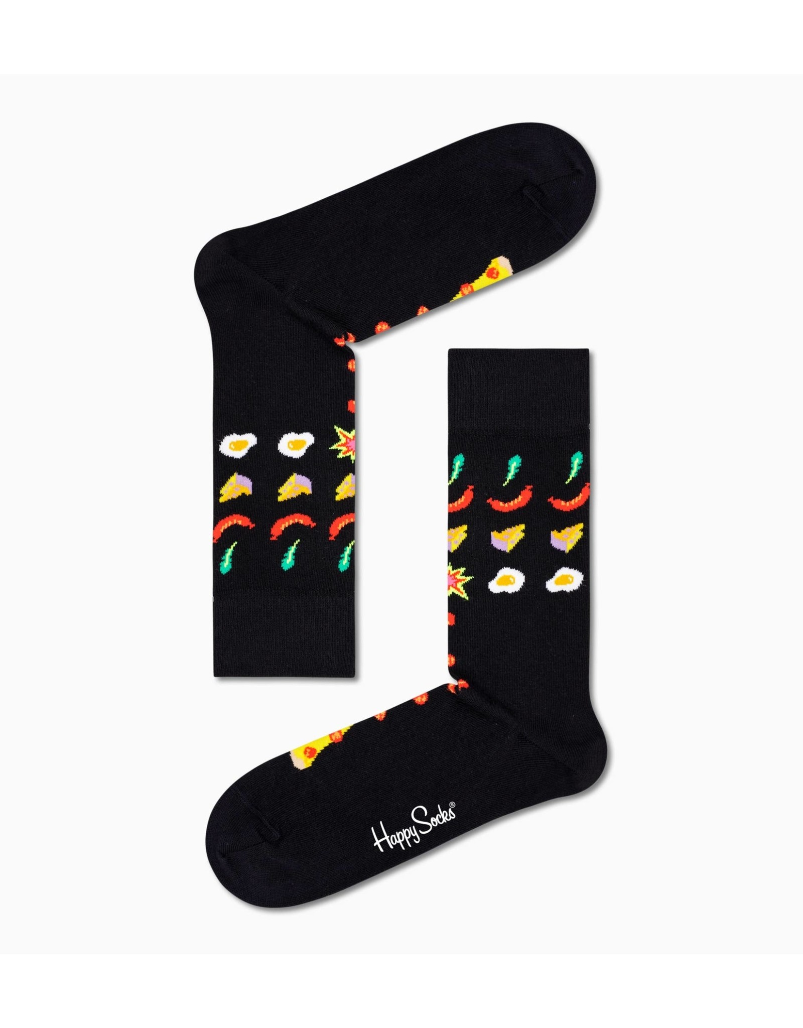 Happy Socks VOLWASSENEN Pizza Invaders sokken