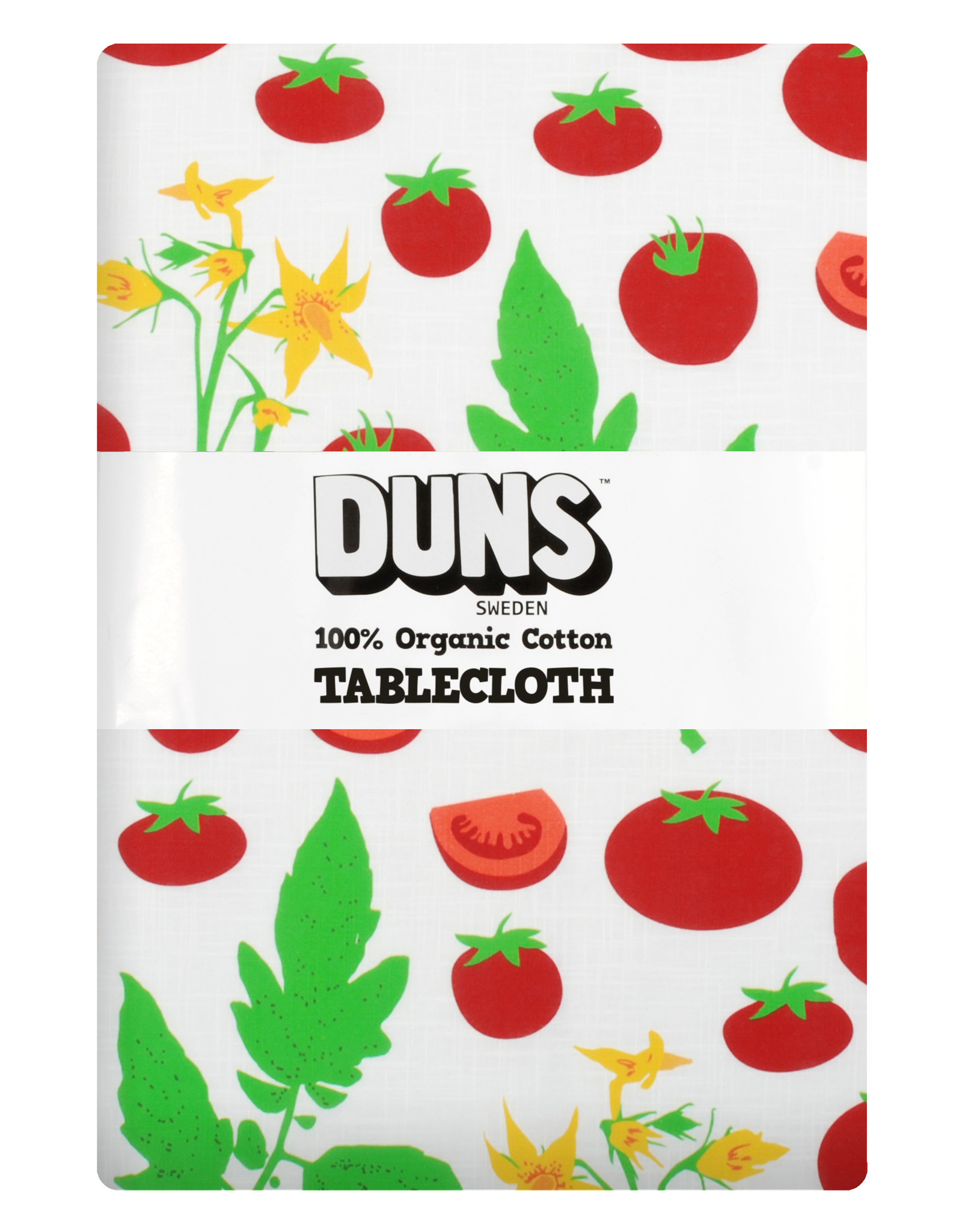 Duns Katoen/linnen tafelkleed met tomaten - 220 X 140 CM