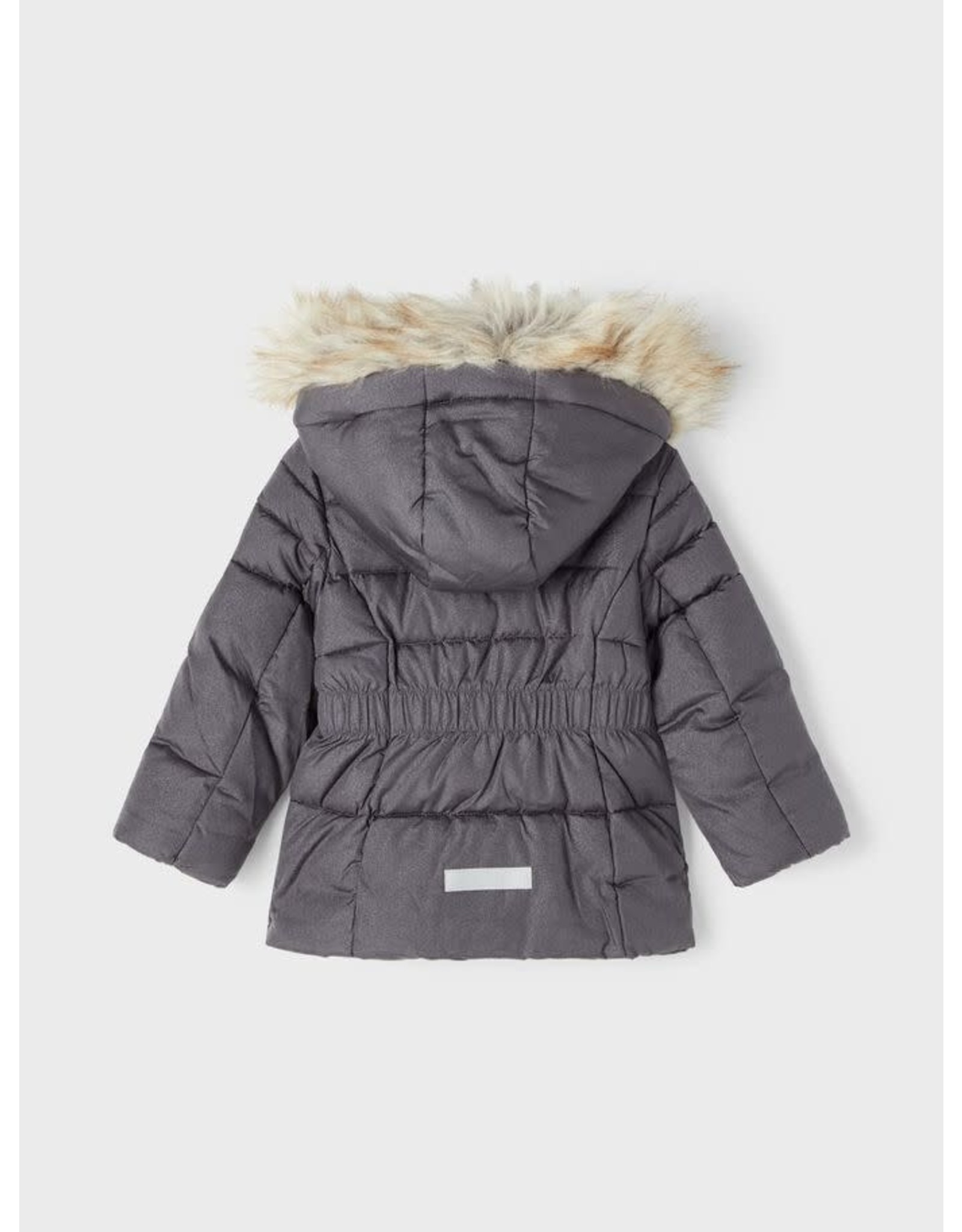 Name It Warme winter glitter jas voor kleine meisjes