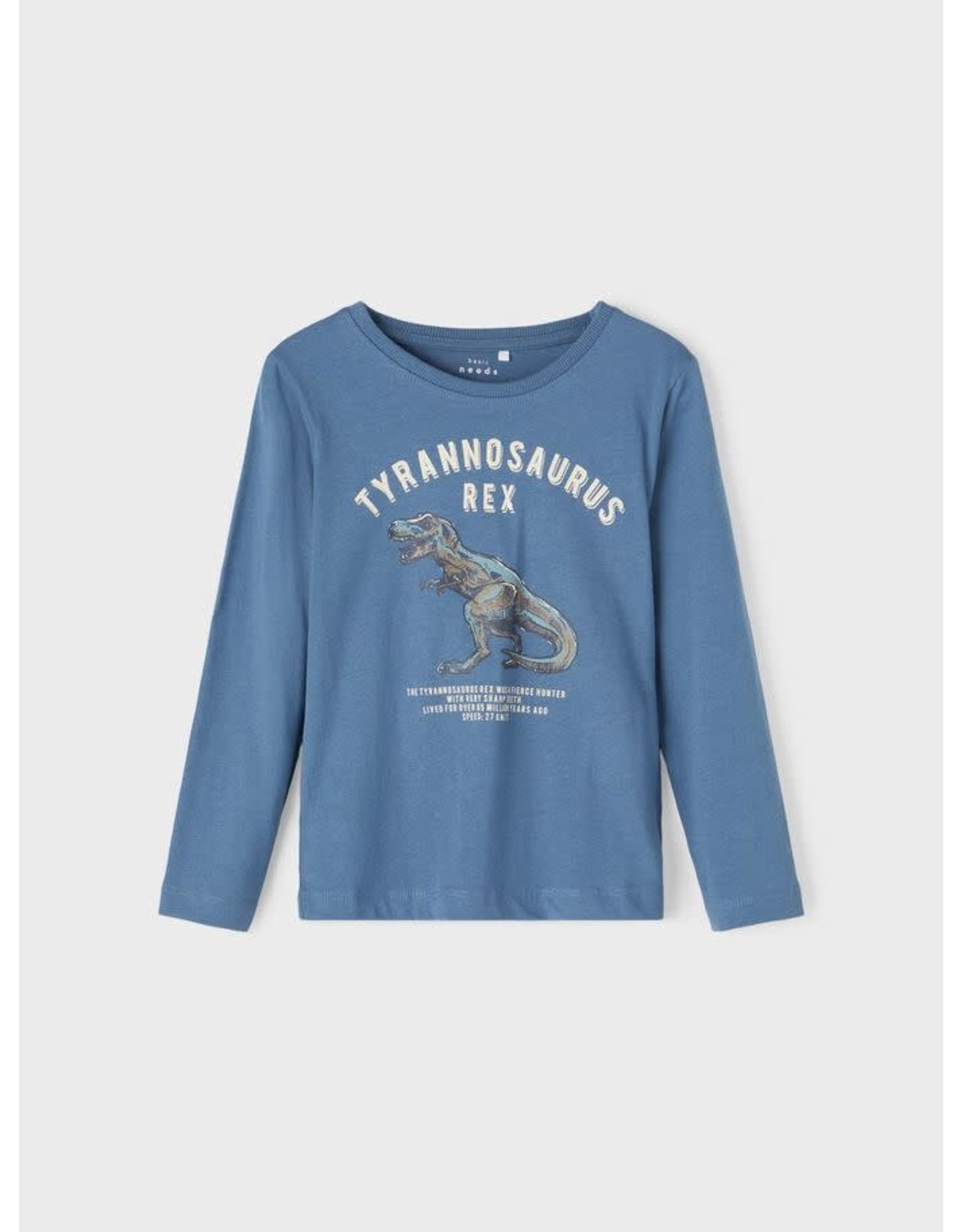 Name It Blauwe t-shirt met dinosaurus