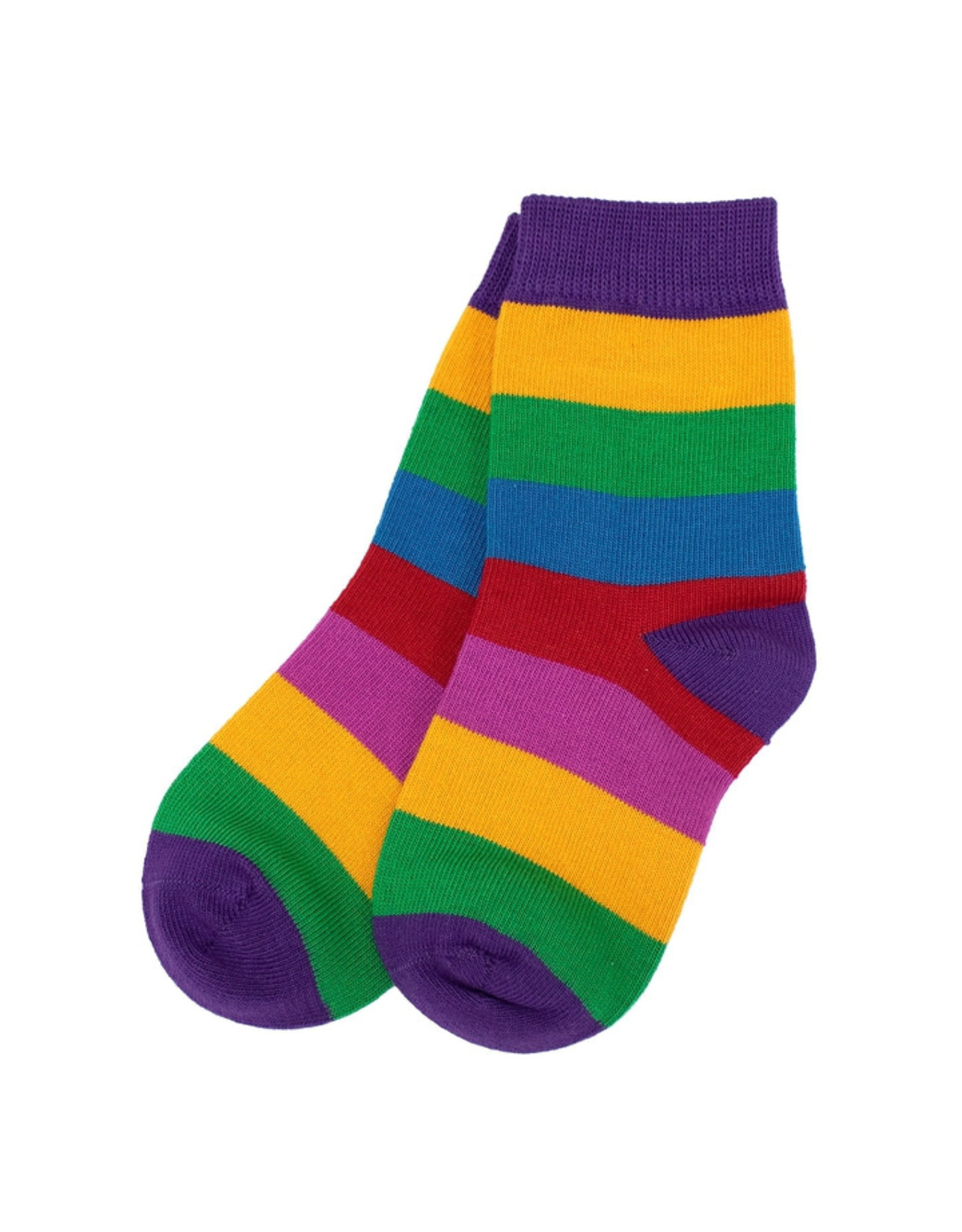 Villervalla Vrolijke sokken met felle streepjes