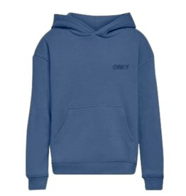 KIDS ONLY Effen blauwe hoodie voor meisjes
