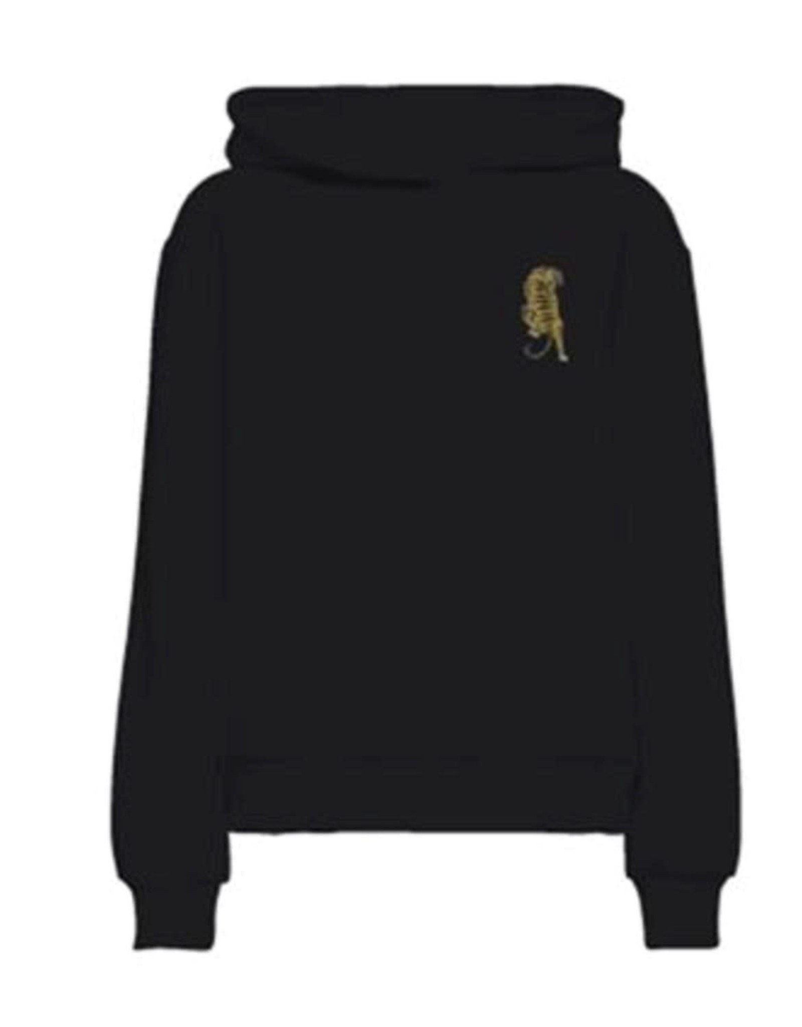 KIDS ONLY Zwarte hoodie trui met op de achterkant een tijger