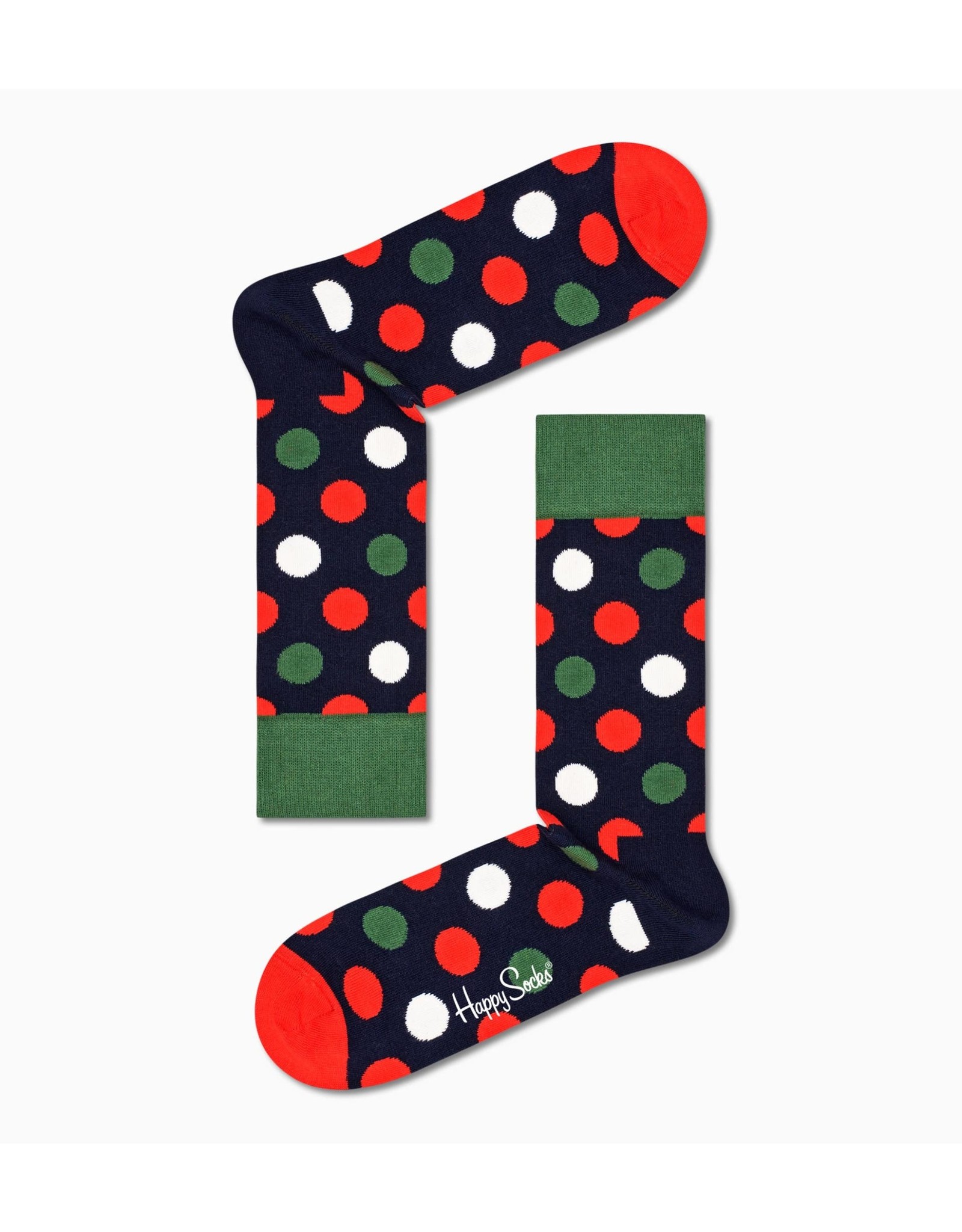 Happy Socks VOLWASSENEN Kerstbal gift box met 1 paar "Big Dot Socks"