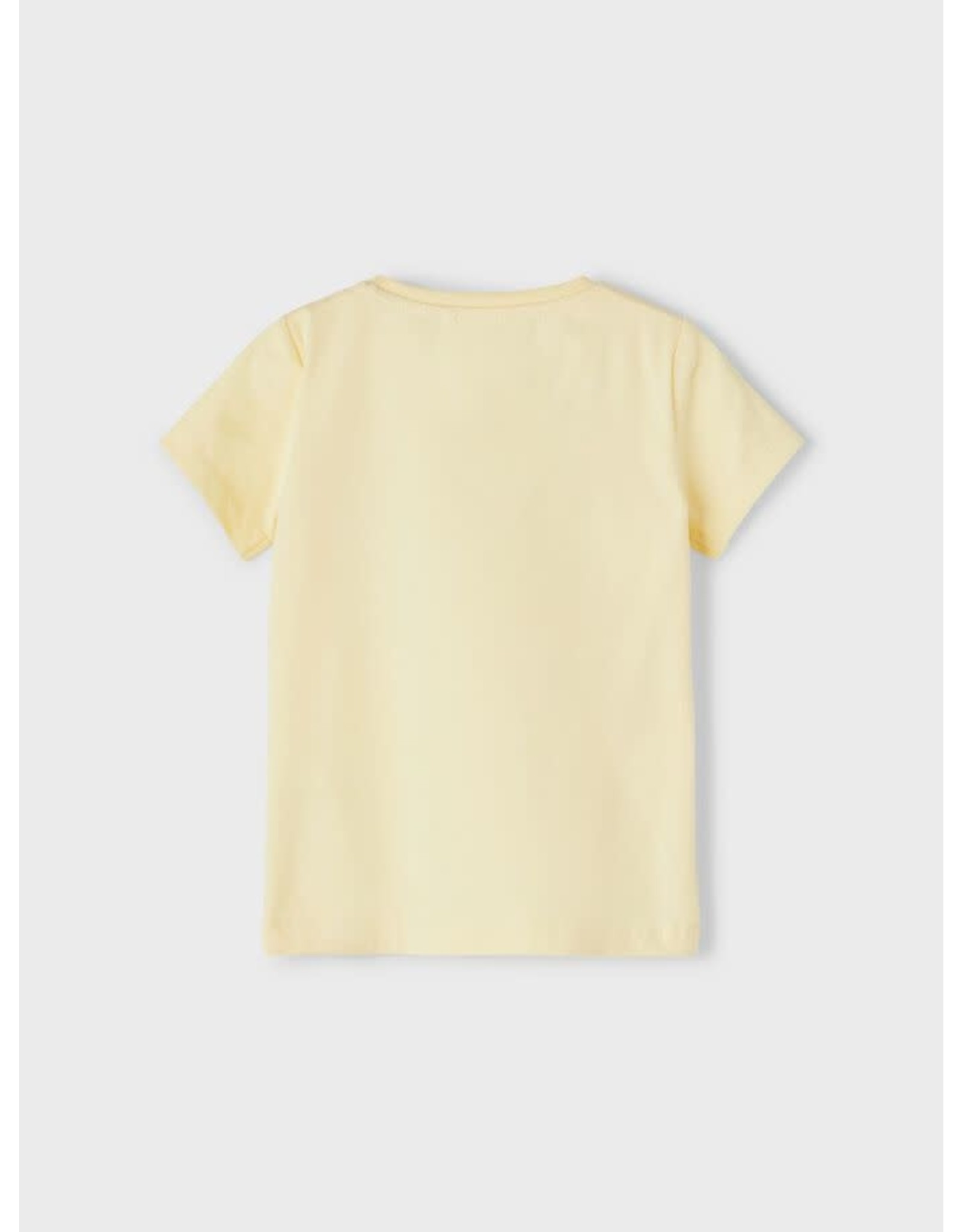 Name It Gele "happiness" t-shirt voor kleine meisjes