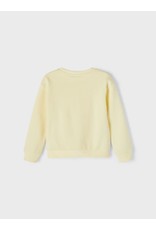 Name It Licht geel kleurige sweater trui voor meisjes