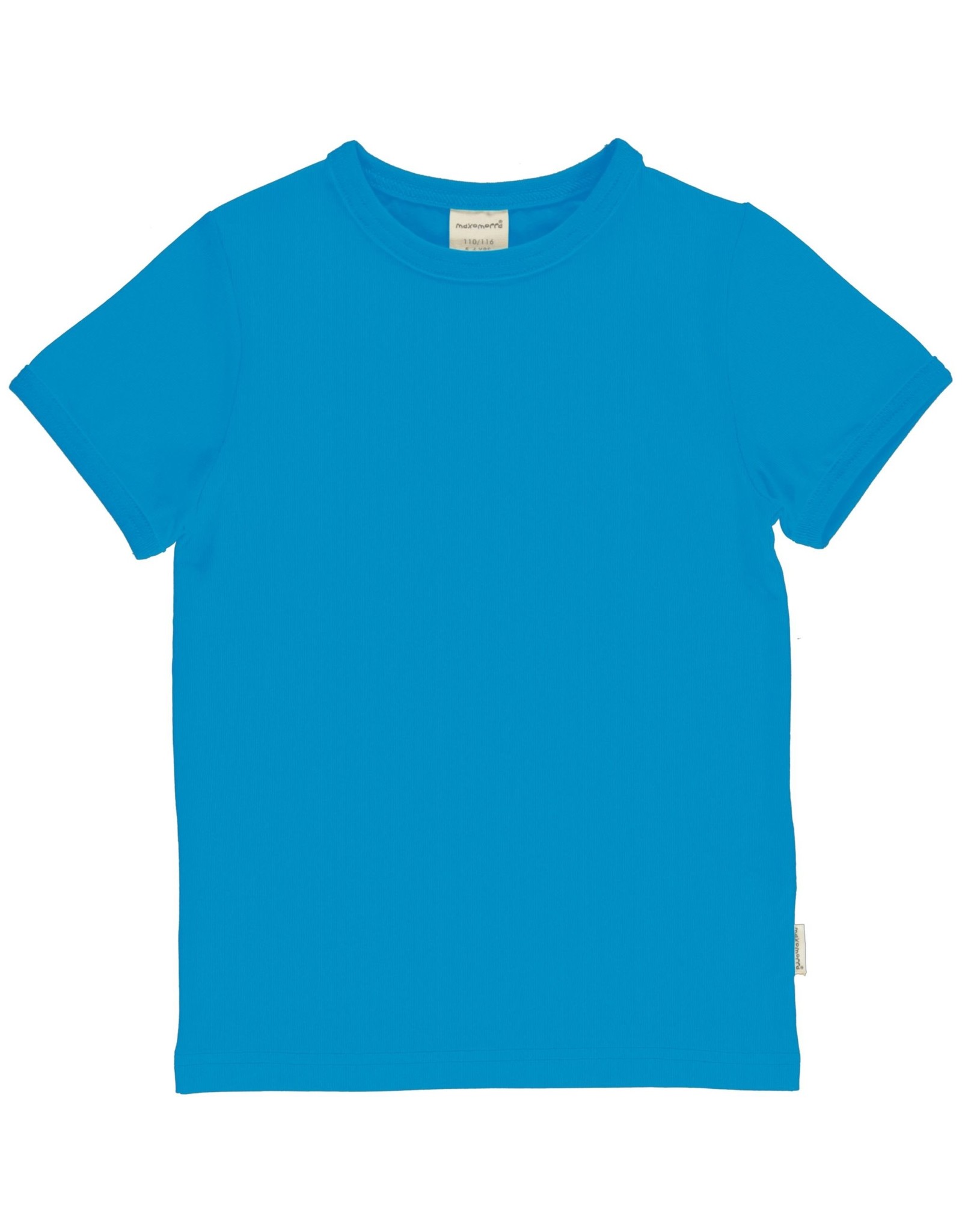 Creatie neef Gevangene Vrolijke effen azuur blauwe t-shirt van Maxomorra | hejsan.be - Hejsan  Hoppsan