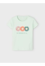 Name It Vrolijke t-shirt met schattige 3D bloemetjes