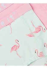 Name It 2-pack onderbroeken (flamingo + effen roze)