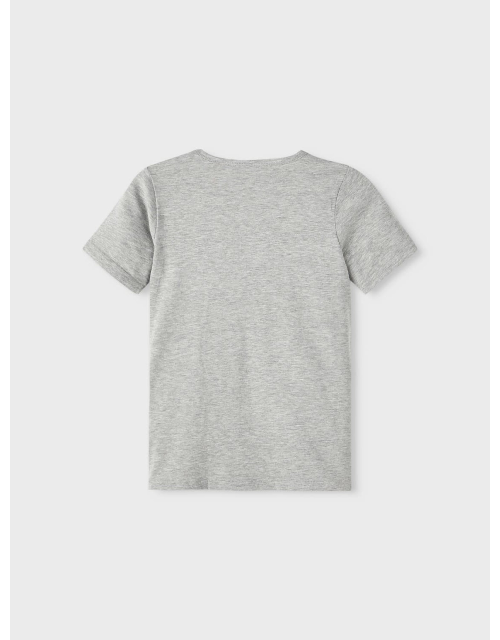 Name It 2-pack basic t-shirts (1 donkerblauw + 1 grijs)